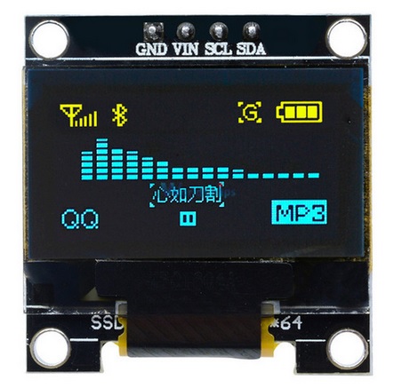 SSD1306 128x64 OLED 0.96" DISPLAY