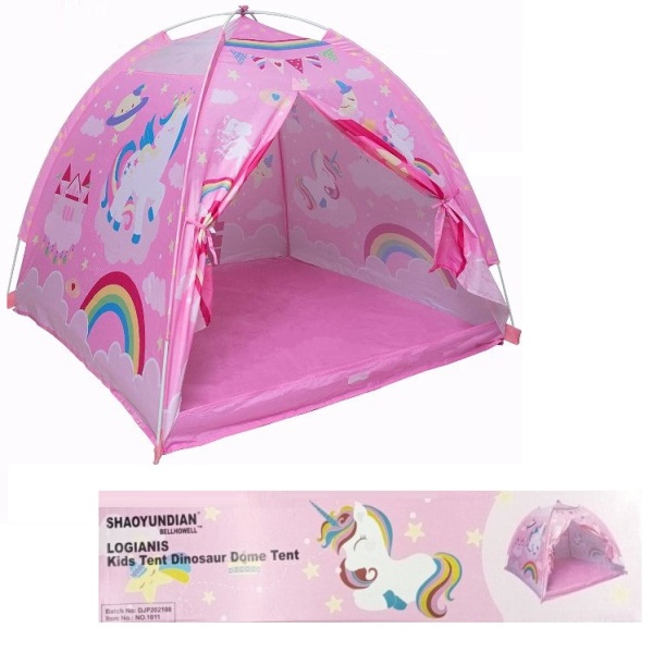 Παιδική σκηνή με θόλο φακό-προτζέκτορα και διαφάνειες Μονόκερος LOGIANIS OEM