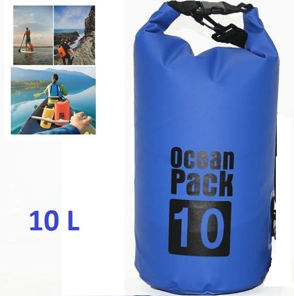 Αδιάβροχη τσάντα παραλίας Ocean Pack 10L μπλε OEM