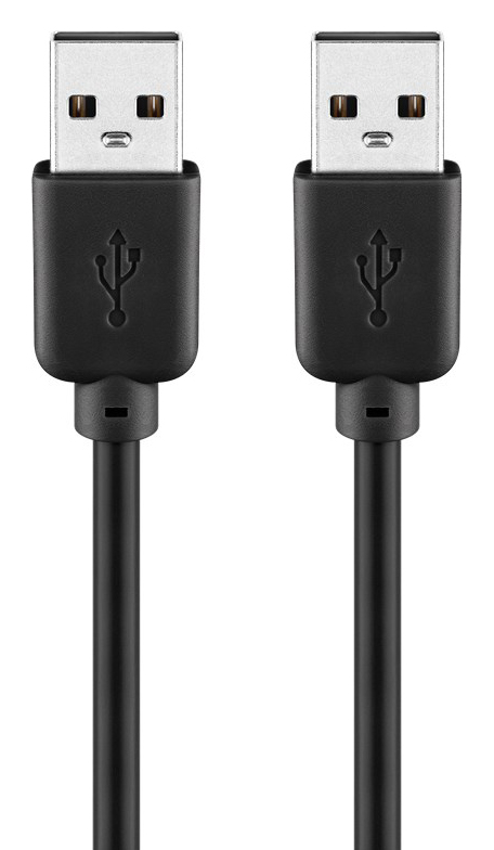 GOOBAY καλώδιο USB 2.0 Type A 93594, copper, 3m, μαύρο 93594