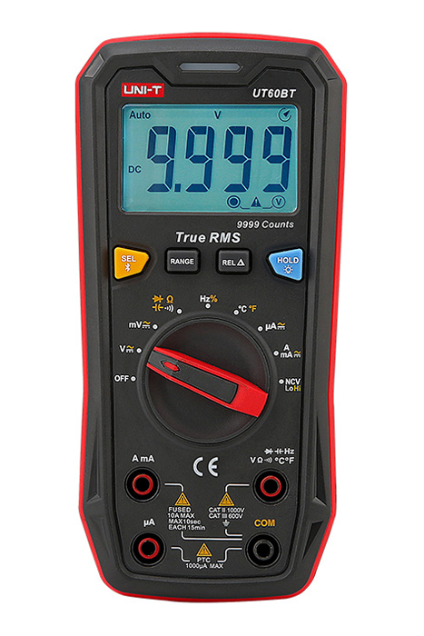 UNI-T ψηφιακό πολύμετρο UT60BT, 1000V AC/DC, NCV, Bluetooth, True RMS UT60BT