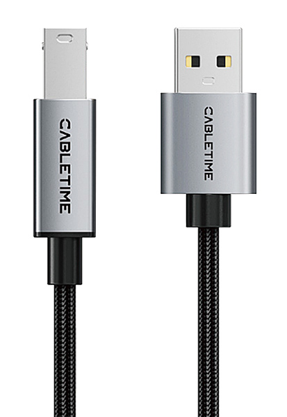 CABLETIME καλώδιο USB σε USB Type B CT-AMBM1, 480Mbps, 3m, μαύρο CT-AMBM1-AG3