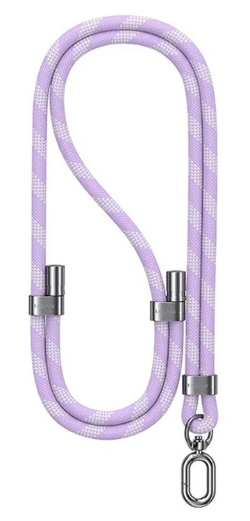 USAMS κορδόνι λαιμού για κινητά ZB316, 160cm, universal, μωβ ZB316GS02