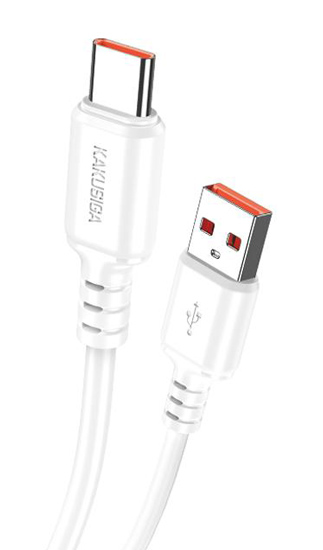 KAKUSIGA καλώδιο USB-C σε USB KSC-982, 15W, 480Mbps, 1m, λευκό KSC-982-C-WH