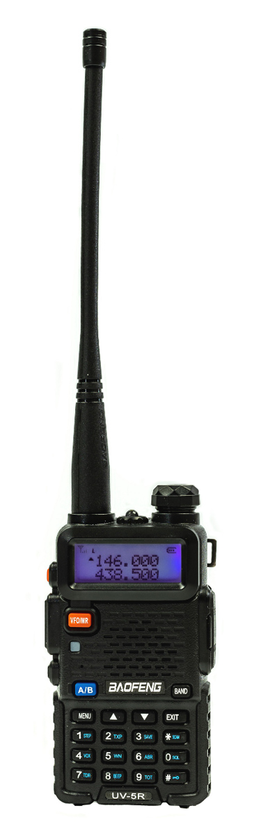 BAOFENG ασύρματος πομποδέκτης UV-5R, VHF/UHF, 5W, μαύρος BFG-UV-5R