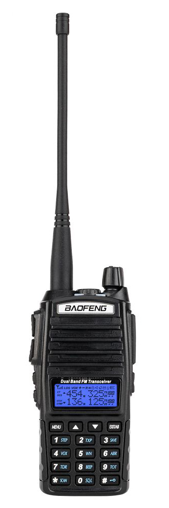 BAOFENG ασύρματος πομποδέκτης UV-82, VHF/UHF, 8W, μαύρος BFG-UV-82