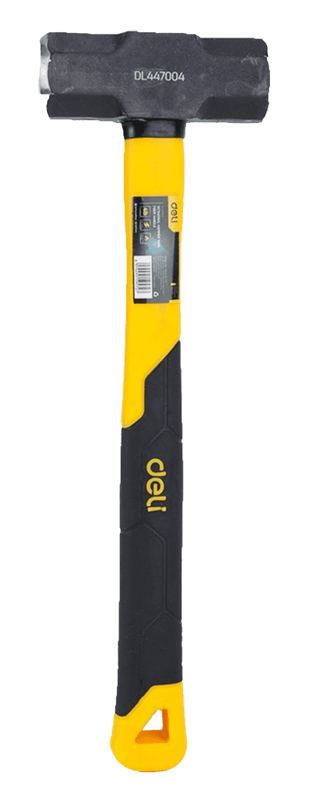 DELI βαριοπούλα DL447004 με αντιολισθητική Fiberglass λαβή, 2kg, 425mm DL447004