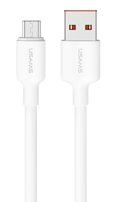 USAMS καλώδιο micro USB σε USB US-SJ607, 2A, 1m, λευκό SJ607USB01