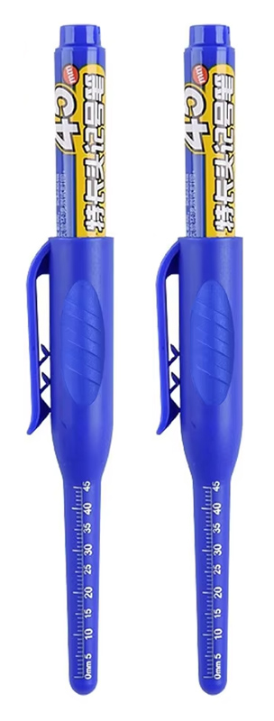 Ανεξίτηλος μαρκαδόρος σημαδέματος TOOL-0099 με μακριά μύτη, 45mm, μπλε, 2τμχ TOOL-0099