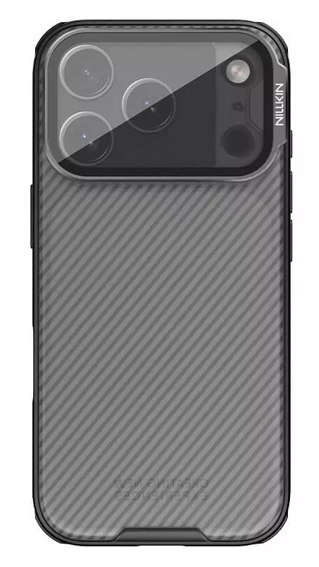 NILLKIN θήκη CamShield Prop για Apple iPhone 17 Pro, διάφανη/μαύρη 6902048304109