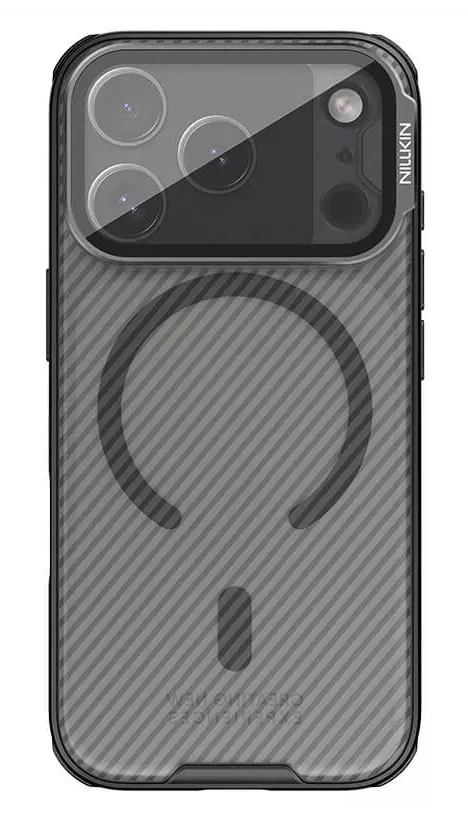 NILLKIN θήκη CamShield Prop Magnetic για Apple iPhone 17 Pro, διάφανη/μαύρη 6902048304147