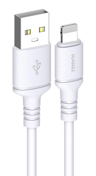 KAKUSIGA καλώδιο Lightning σε USB KSC-421, 2.8A, 480Mbps, 2m, λευκό KSC-421-L-WH