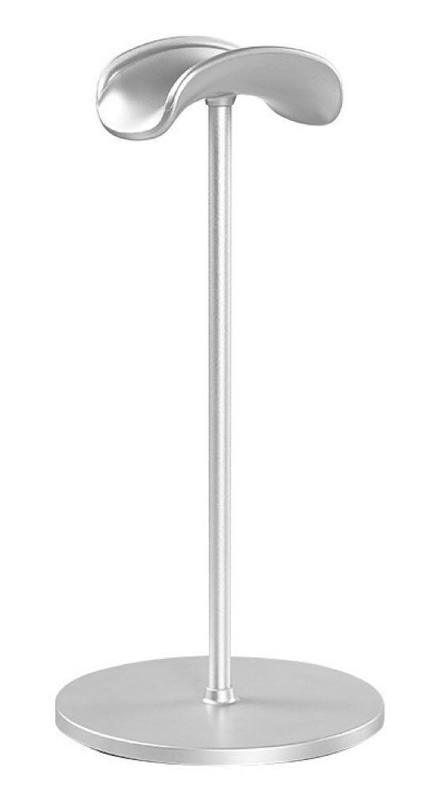 POWERTECH επιτραπέζια βάση ακουστικών PT-1580, ασημί PT-1580