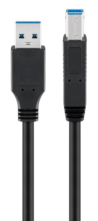 GOOBAY καλώδιο USB 3.0 σε USB Type B 95719, 1m, 5Gbps, μαύρο 95719