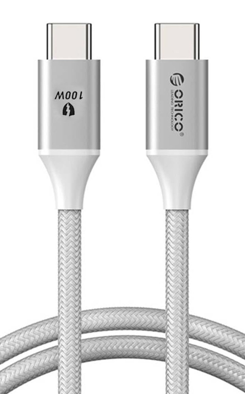 ORICO καλώδιο USB-C CDX-100CC, 100W, 480Mbps, 1m, λευκό CDX-100CC-WH-BP