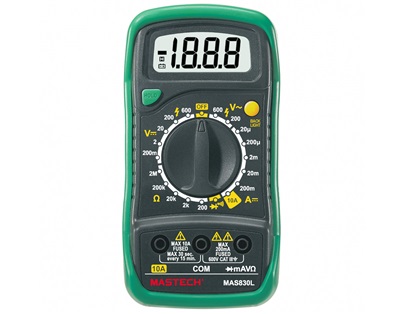 ΠΟΛΥΜΕΤΡΟ ΨΗΦΙΑΚΟ BASIC + BUZZER MAS830L MASTECH