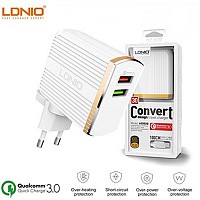 Φορτιστής γρήγορης φόρτισης  ταξιδίου LDNIO A2502Q Ldnio