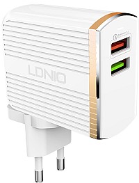Φορτιστής γρήγορης φόρτισης  ταξιδίου LDNIO A2502Q Ldnio