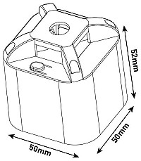 Entac Smart Mini Ανιχνευτής Φωτιάς & Θερμότητας με WIFI TUYA