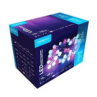 Modee Christmas LED Λαμπάκια Τύπου Berry με Βύσμα (100LED/10m/10cm) Ροζ & Ψυχρό