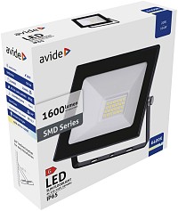 Avide LED Προβολέας Slim SMD  20W Ψυχρό 6400K Value