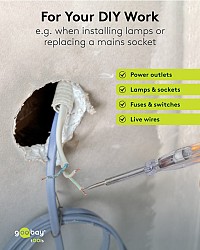 Goobay Δοκιμαστής Τάσης 190 mm 200–250 V