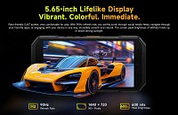 ULEFONE smartphone Armor X32, 5.65, 6/128GB, 5500mAh, IP68/IP69K, μαύρο ARMORX32-BK