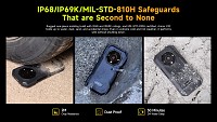 ULEFONE smartphone Armor X32, 5.65, 6/128GB, 5500mAh, IP68/IP69K, μαύρο ARMORX32-BK