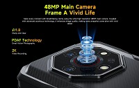 ULEFONE smartphone Armor X32, 5.65, 6/128GB, 5500mAh, IP68/IP69K, μαύρο ARMORX32-BK
