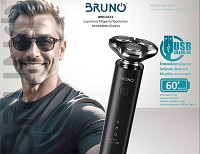 BRUNO BRN-0223 Ξυριστική Μηχανή Προσώπου επαναφορτιζόμενη, μαύρη BRN-0223