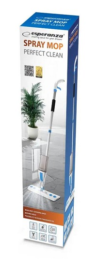 ESPERANZA παρκετέζα EHS003 με σπρέι ψεκασμού, 600ml δοχείο, 126cm EHS003