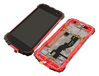 ULEFONE LCD & Touch Panel για smartphone Armor 2, με back cover, κόκκινο TP+LCD-ARM2RD