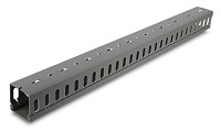 DELOCK cable management 22029, πλαστικό, 40x40mm, 1m, γκρι 22029
