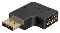 GOOBAY αντάπτορας DisplayPort 77132, 8K/144Hz, γωνιακός, μαύρος 77132