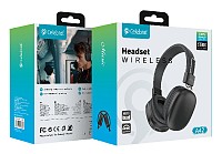 CELEBRAT headphones A42, ασύρματα & ενσύρματα, 40mm, 300mAh, μαύρα A42-BK