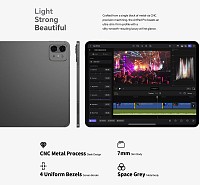 TECLAST tablet ArtPad Pro με στυλό αφής, 12.7, 8/256GB, 4G, Android 15, 10000mAh, γκρι ARTPADPRO-GR
