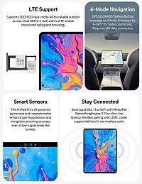 TECLAST tablet ArtPad Pro με στυλό αφής, 12.7, 8/256GB, 4G, Android 15, 10000mAh, γκρι ARTPADPRO-GR