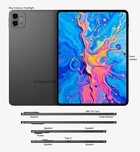 TECLAST tablet ArtPad Pro με στυλό αφής, 12.7, 8/256GB, 4G, Android 15, 10000mAh, γκρι ARTPADPRO-GR