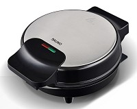 BRUNO BRN-0253 Βαφλιέρα 1000W, στρόγγυλη 19εκ., βαθιά, inox-μαύρη BRN-0253
