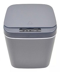 HOME USE κάδος απορριμμάτων HUH-0254 με φωτοκύτταρο, 10.5lt, γκρι HUH-0254