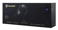SADES gaming μικρόφωνο TYTO με βάση γραφείου & επιτραπέζια, pop φίλτρο, καρδιοειδές, USB, μαύρο ME6S-BK