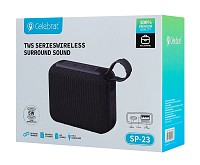 CELEBRAT φορητό ηχείο SP-23, 5W, Bluetooth, 1200mAh, μαύρο SP-23
