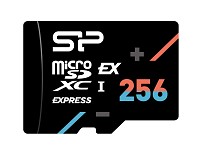 SILICON POWER κάρτα μνήμης microSDXC Express Hypera, 256GB, PCIe Gen 3x1, C10 UHS-I U3 A1 V30 SP256GBSTEI31V10