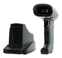 GTCODESTAR barcode scanner X-1901B με βάση, 1D & 2D, ενσύρματο & ασύρματο, Bluetooth, 2000mAh, μαύρο X-1901B