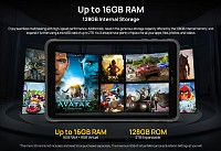 ULEFONE tablet Armor Pad Pro, 8, 8/256GB, 4G, 7650mAh, IP68/IP69K, μαύρο ARMORPAD-PRO