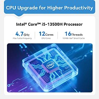 BEELINK mini PC EQi13 Pro, Intel i5-13500H, 32GB, 500GB M.2, Windows 11 Pro EQI13PRO-13500H-32500