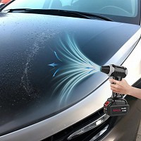 KINZIR ηλεκτρικό air duster AD47, 400W, 10000mAh, μαύρο KNZ-AD47