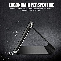 POWERTECH θήκη Clear view MOB-1606, Xiaomi Redmi Note 10/10S, μπλε MOB-1606