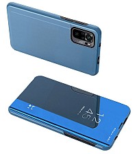 POWERTECH θήκη Clear view MOB-1606, Xiaomi Redmi Note 10/10S, μπλε MOB-1606