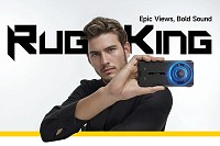 ULEFONE smartphone RugKing με ηχείο 3.5W, 5.99, 8/256GB, 9600mAh, IP68/IP69K, μαύρο RUGKING-BK